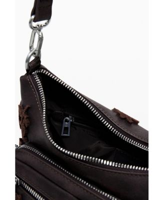 Women's Small textured floral crossbody bag