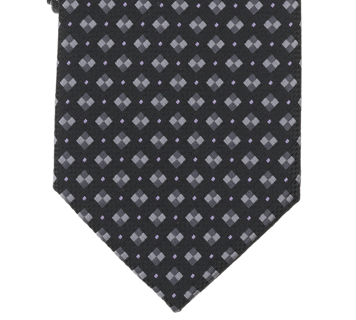 Perry Ellis Portfolio Men's Cain Neat Pattern Classic Tie In Black