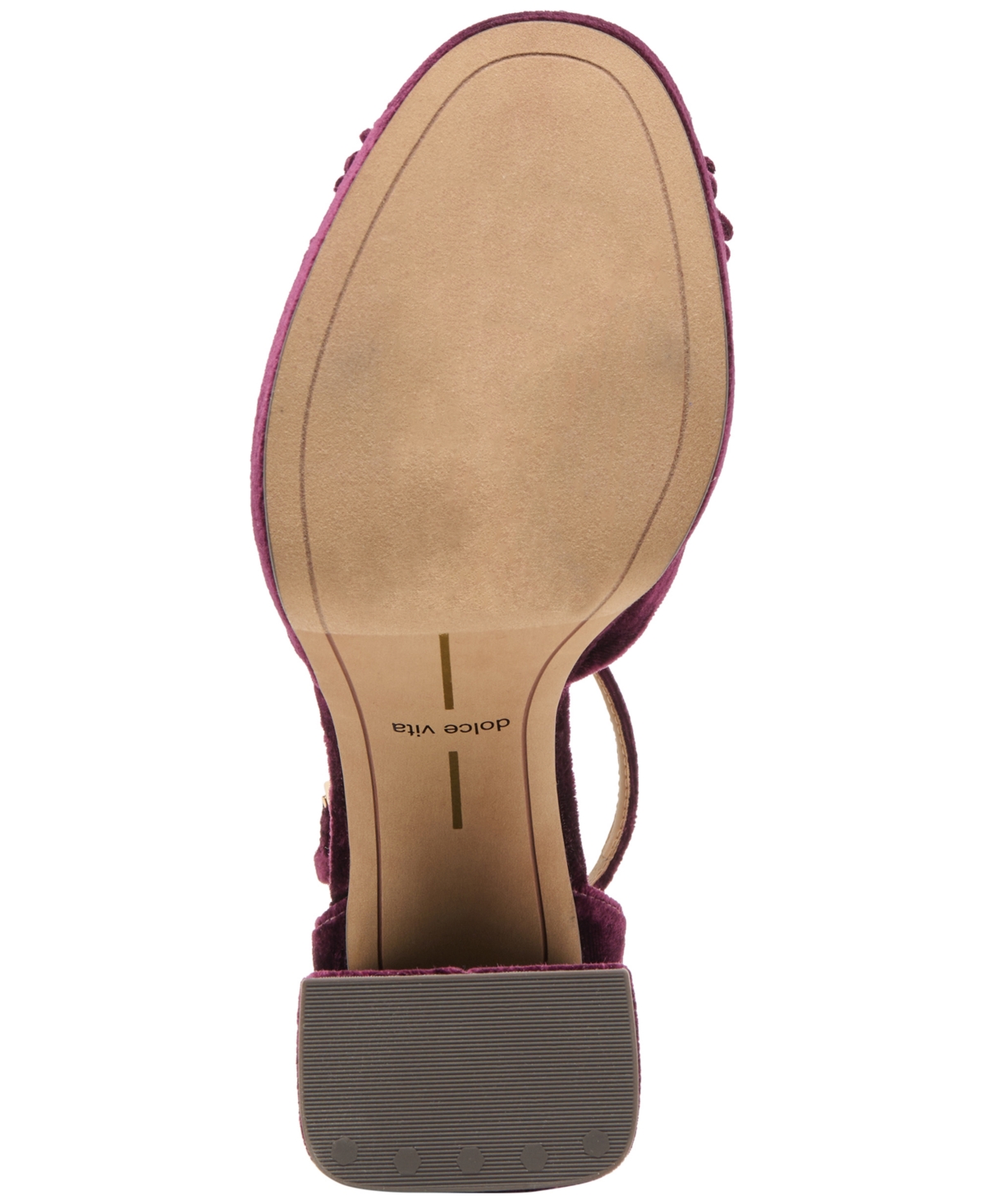 Dolce Vita Perel Platform Ankle Strap Sandal In Purple