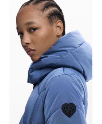 Women's Short iridescent padded coat