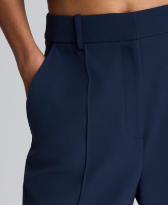 Women's High-Rise Wide Leg Culottes Pants