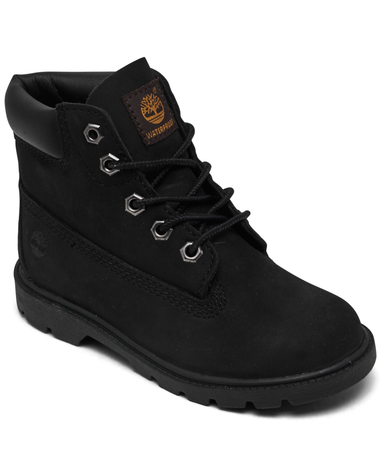 Детские ботинки Timberland 6 Inch Classic Waterproof, цвет: Чёрный — фото 1
