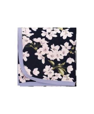 Maternity Motherhood Robe and Nursing Chemise Sleep Set with Baby Swaddle