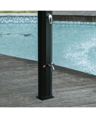 Outdoor Solar Shower w/ Hot & Cold Adjustment Poolside Beach Pool Spa
