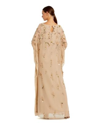 Women's Floral Embellished Trapeze Dress