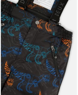 Toddler Boys Two-Piece Play Snowsuit Robot Dinosaur Print - Toddler|Child