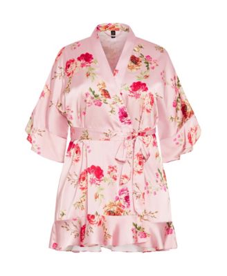 Plus Size Arcadia Short Kimono