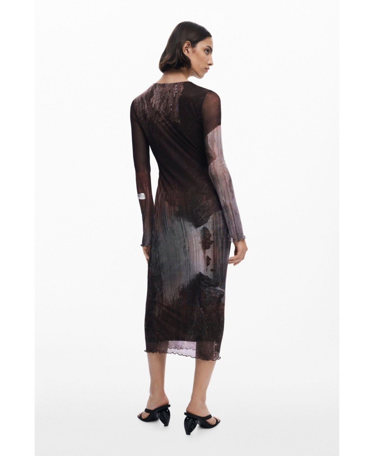 Desigual Women's Dress Designed By Mr. Christian Lacroix In Brown