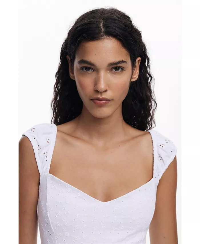 Women's Embroidered midi dress - thumbnail 4