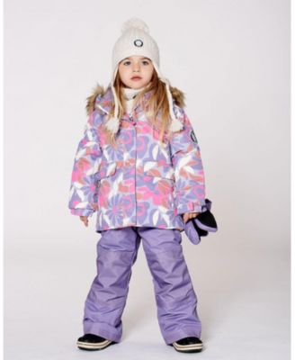 Girl Two-Piece Discover Snowsuit with Printed Jacket - Toddler|Child