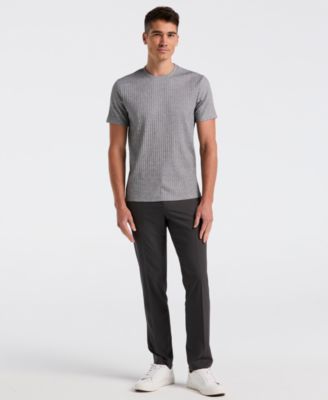 Men's Slim-Fit Ribbed T-Shirt