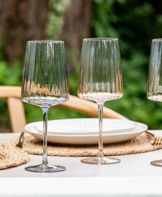 Modern Ap Wine Glasses, Set of 4