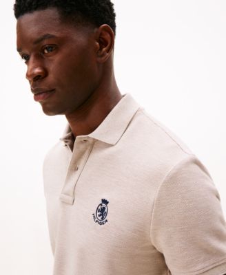 Men's Heathered Crest Regular Fit Polo Shirt