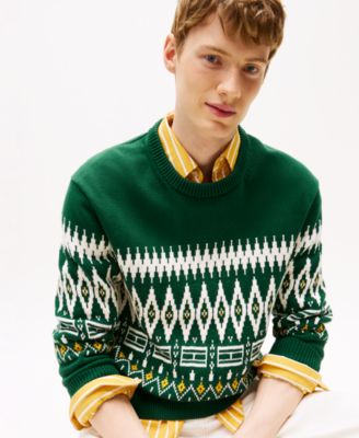Men's Fair Isle Crewneck Sweater