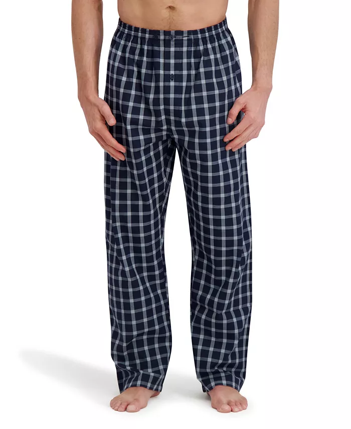 Men's Woven Button Down Pajama Sleep Set - thumbnail 3