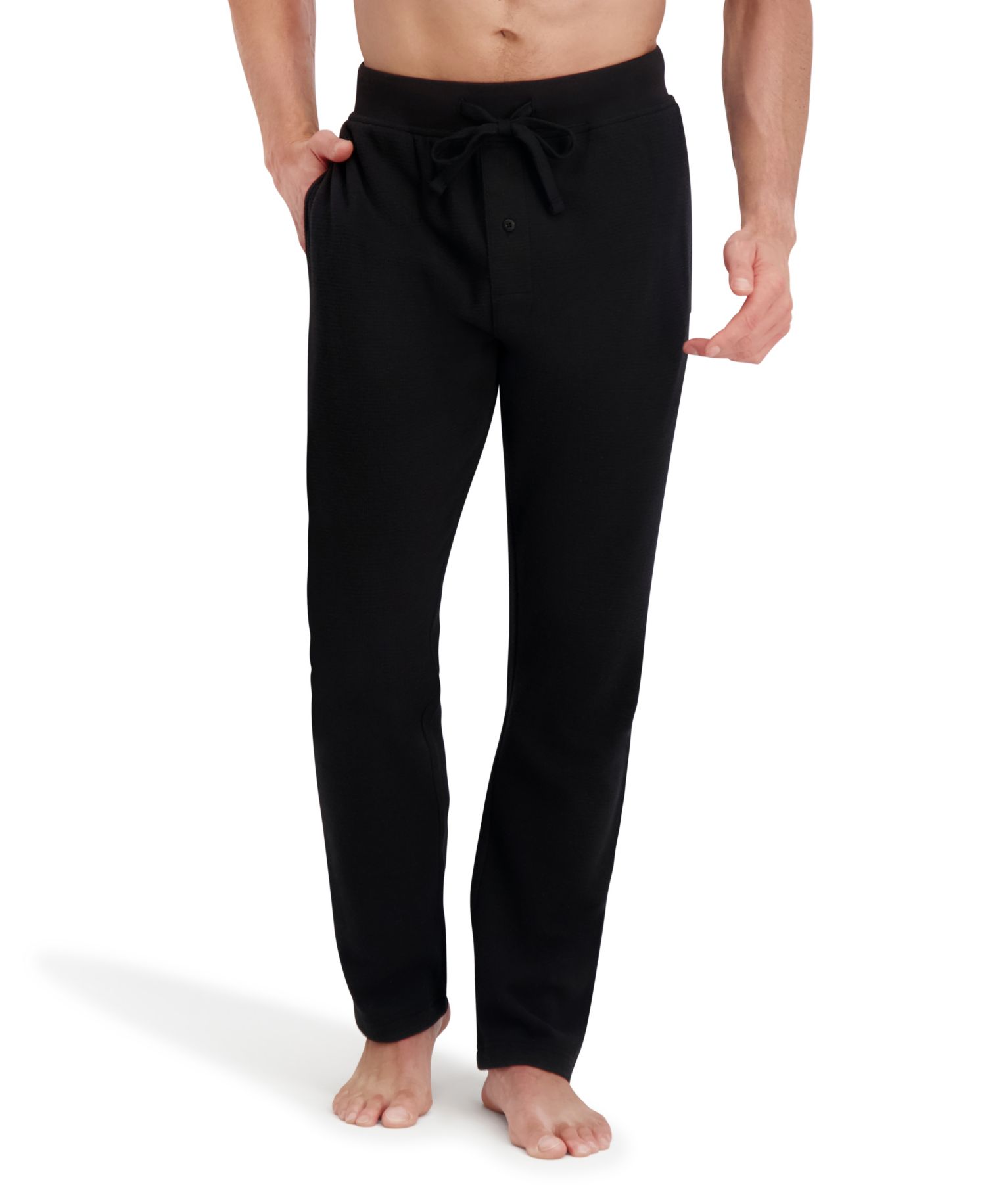 Men's Waffle Crew Neck Sleep Set