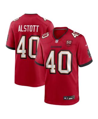 Nike - Men's Mike Alstott Red Tampa Bay Buccaneers 50th Season Team Game Jersey