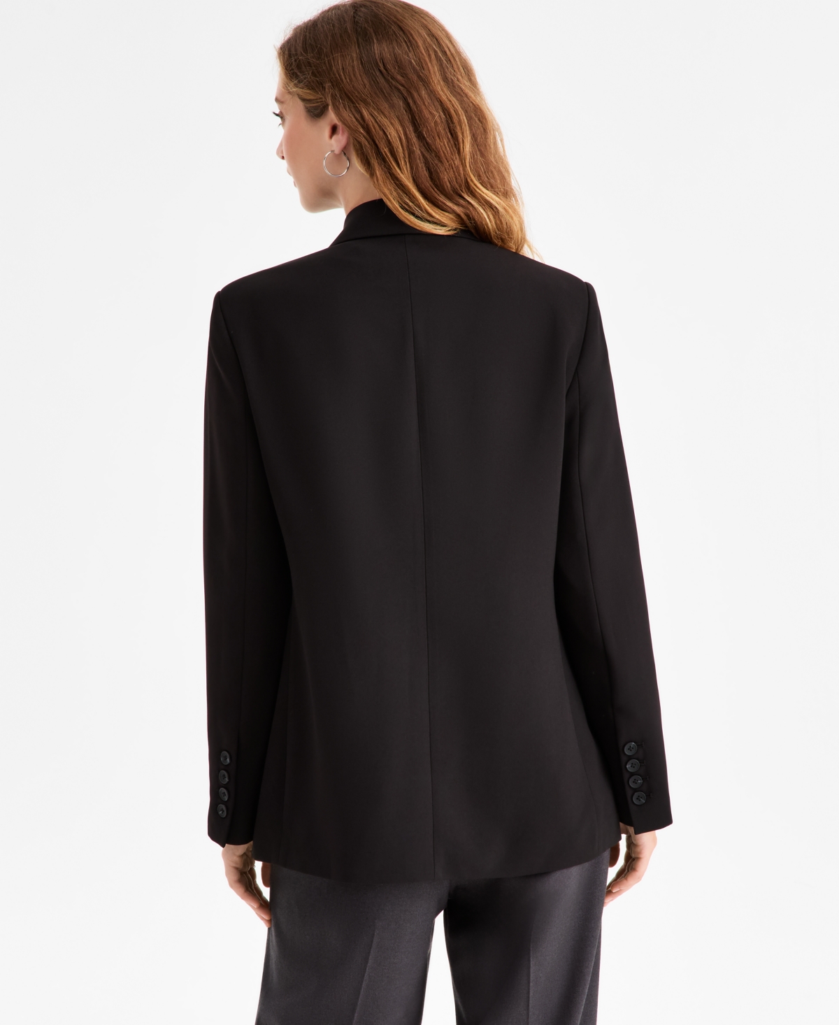 Bar Iii Women's Suiting Blazer, Macy's Exclusive In Black