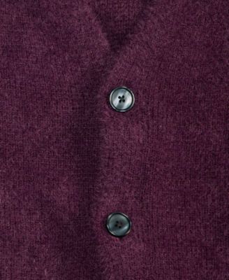 Men's Boxy-Fit Eyelash Cardigan, Macy's Exclusive