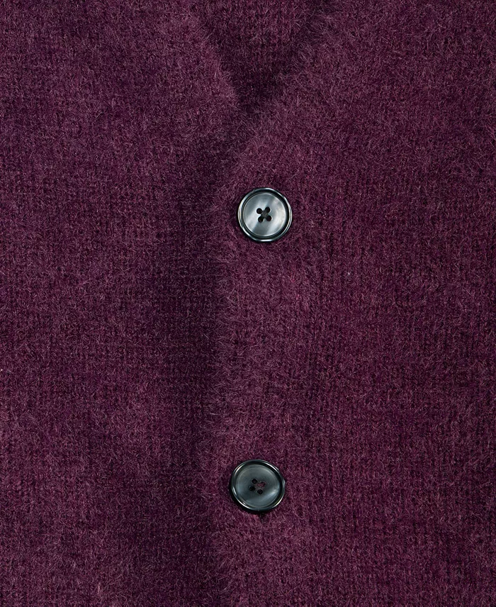 Men's Boxy-Fit Eyelash Cardigan - thumbnail 3