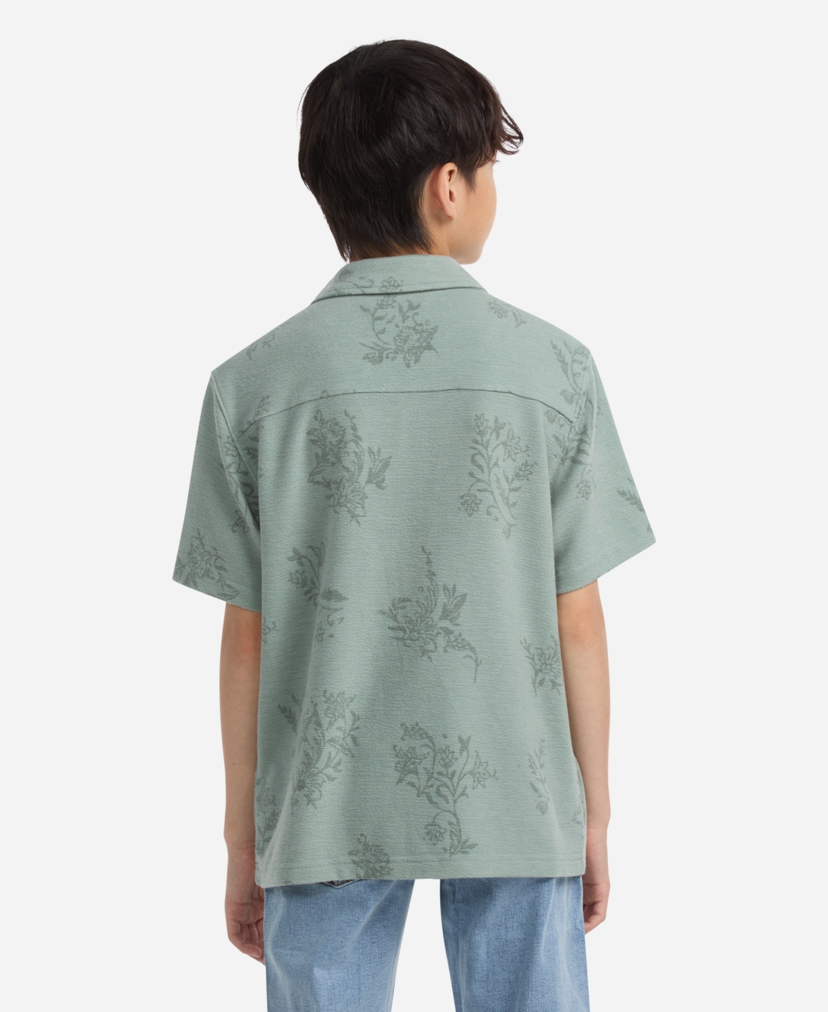 Abercrombie Boys Short Sleeve Knit Top In Green