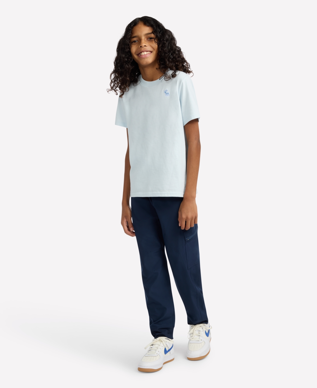 Abercrombie Boys Ypb Motiontek Technical Joggers In Blue