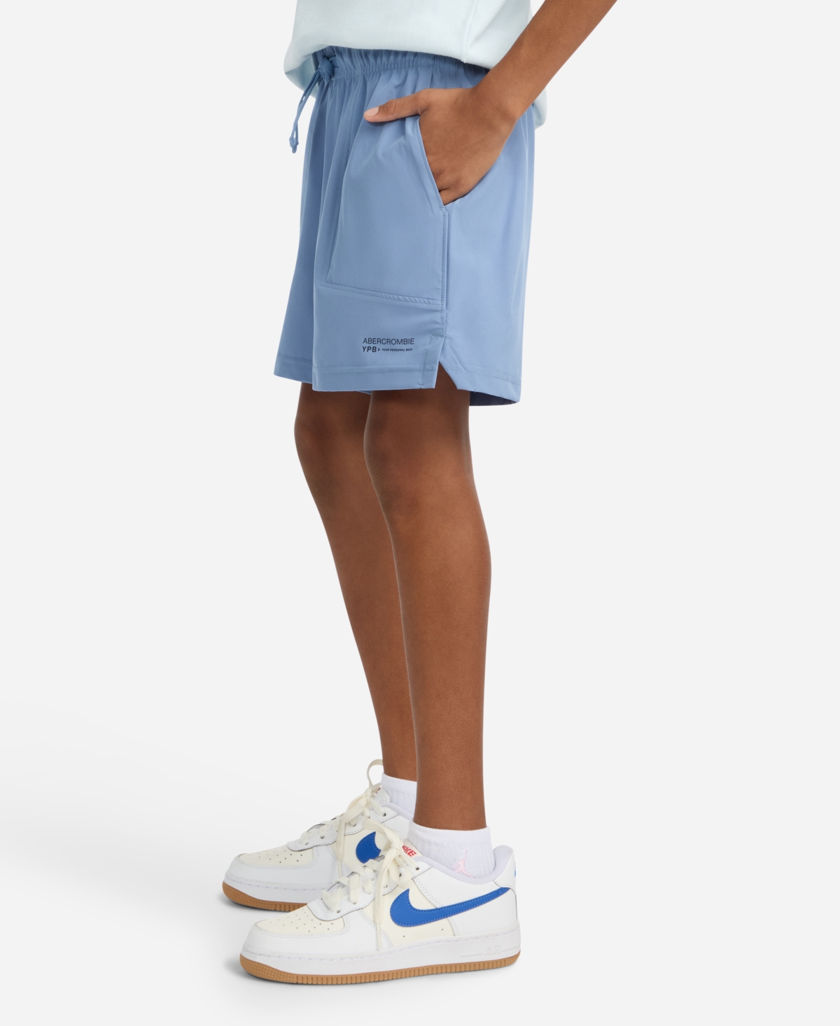 Abercrombie Boys Ypb Motiontek Shorts In Blue