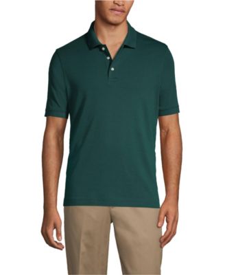 Men's School Uniform Short Sleeve Interlock Polo Shirt
