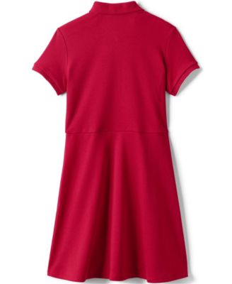 Big Girls Short Sleeve Interlock Polo Dress