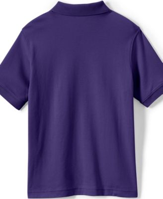 Boys Short Sleeve Interlock Polo Shirt