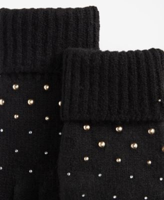 Solid Studded Gloves, Macy's Exclusive