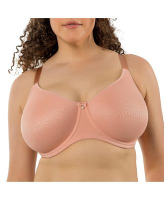 Women's Pearl Non-Padded Seamless Minimizer Bra, Navy, 42H