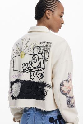 Women's Mickey sweatshirt-style jacket