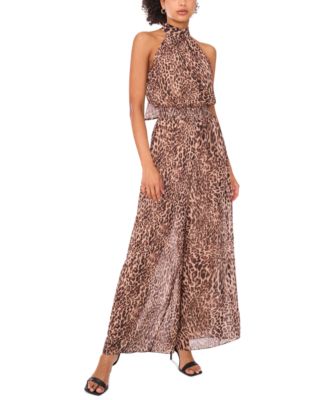Vince Camuto - Women's Sleeveless Smocked-Waist Jumpsuit