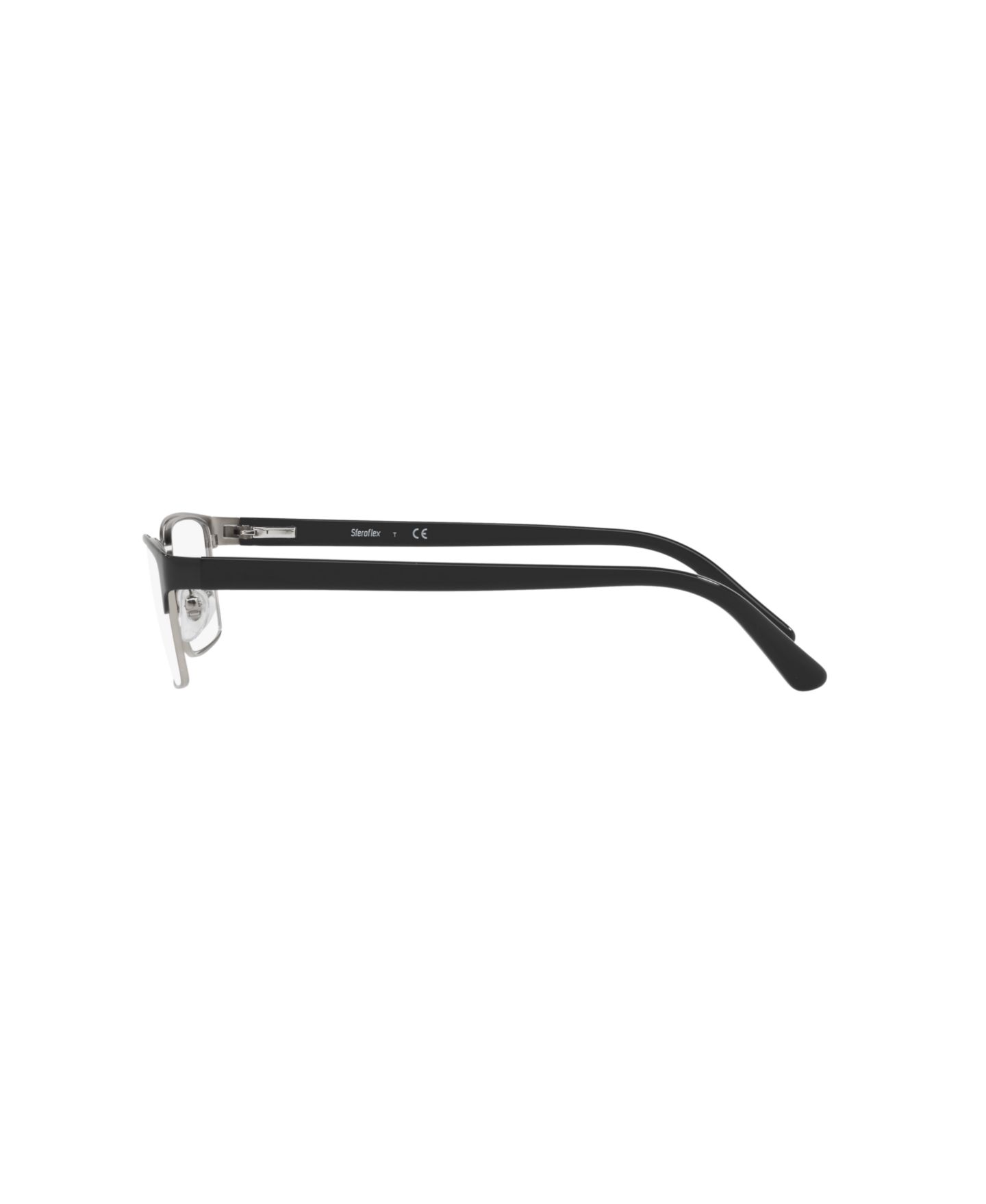 Мужские очки Sferoflex Man Rectangle Metal SF2289 Eyeglasses, цвет: Чёрный — фото 4