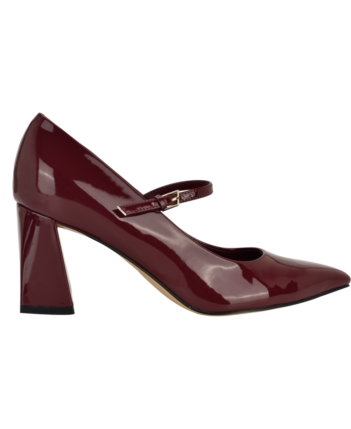 Calvin Klein Women's Naprina Block Heel Mary Jane Pumps In Red