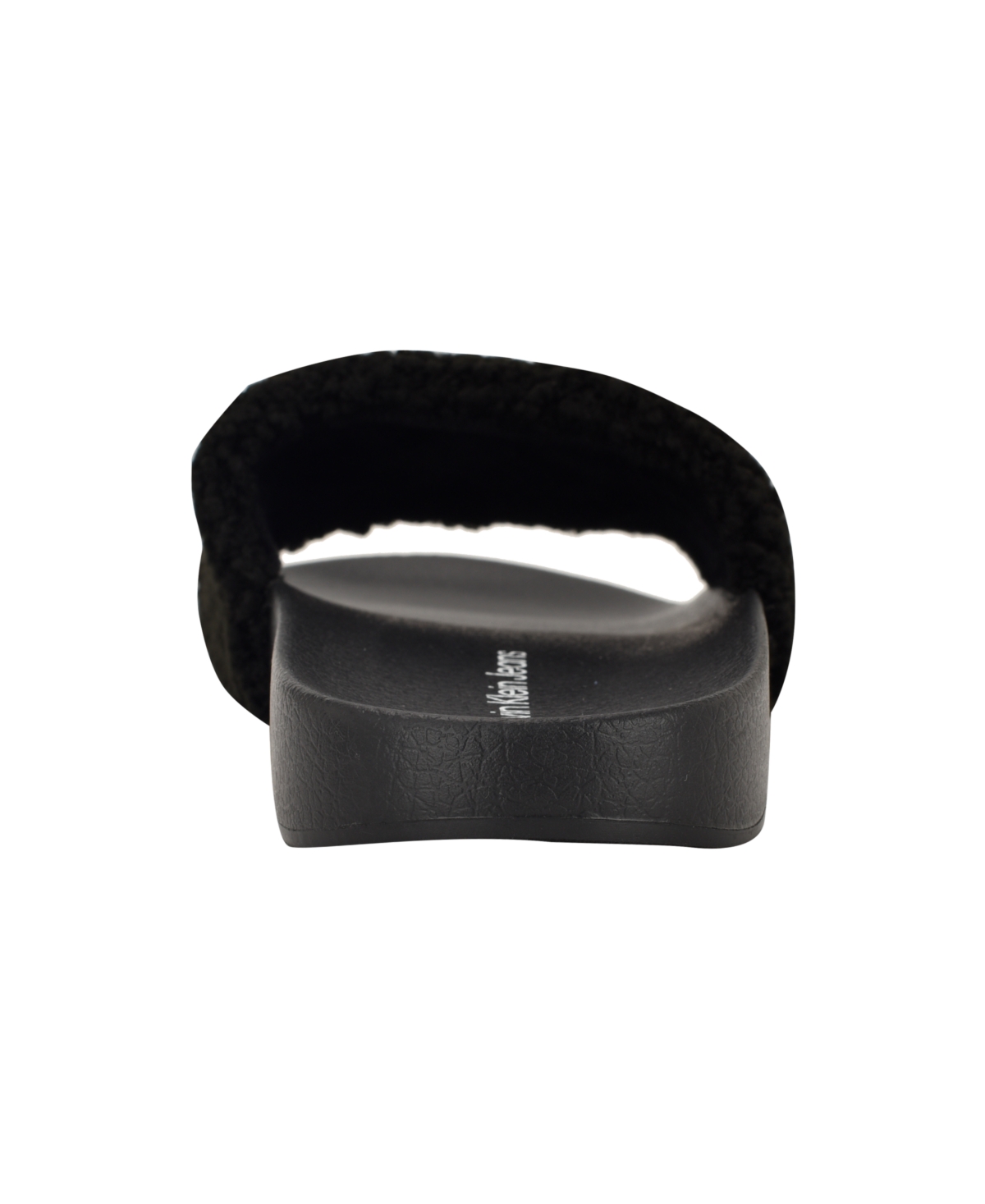 Calvin Klein Women's Ahva Cozy Slip-on Pool Slides In Black