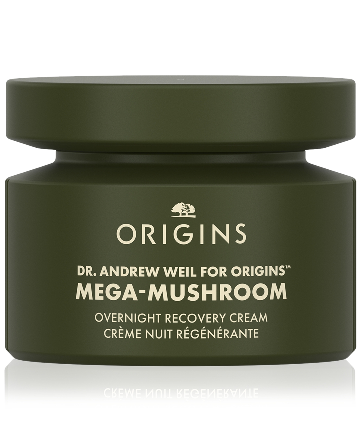 Origins Dr. Andrew Weil For  Mega-mushroom Overnight Recovery Cream, 1.7 Oz. In Transparent
