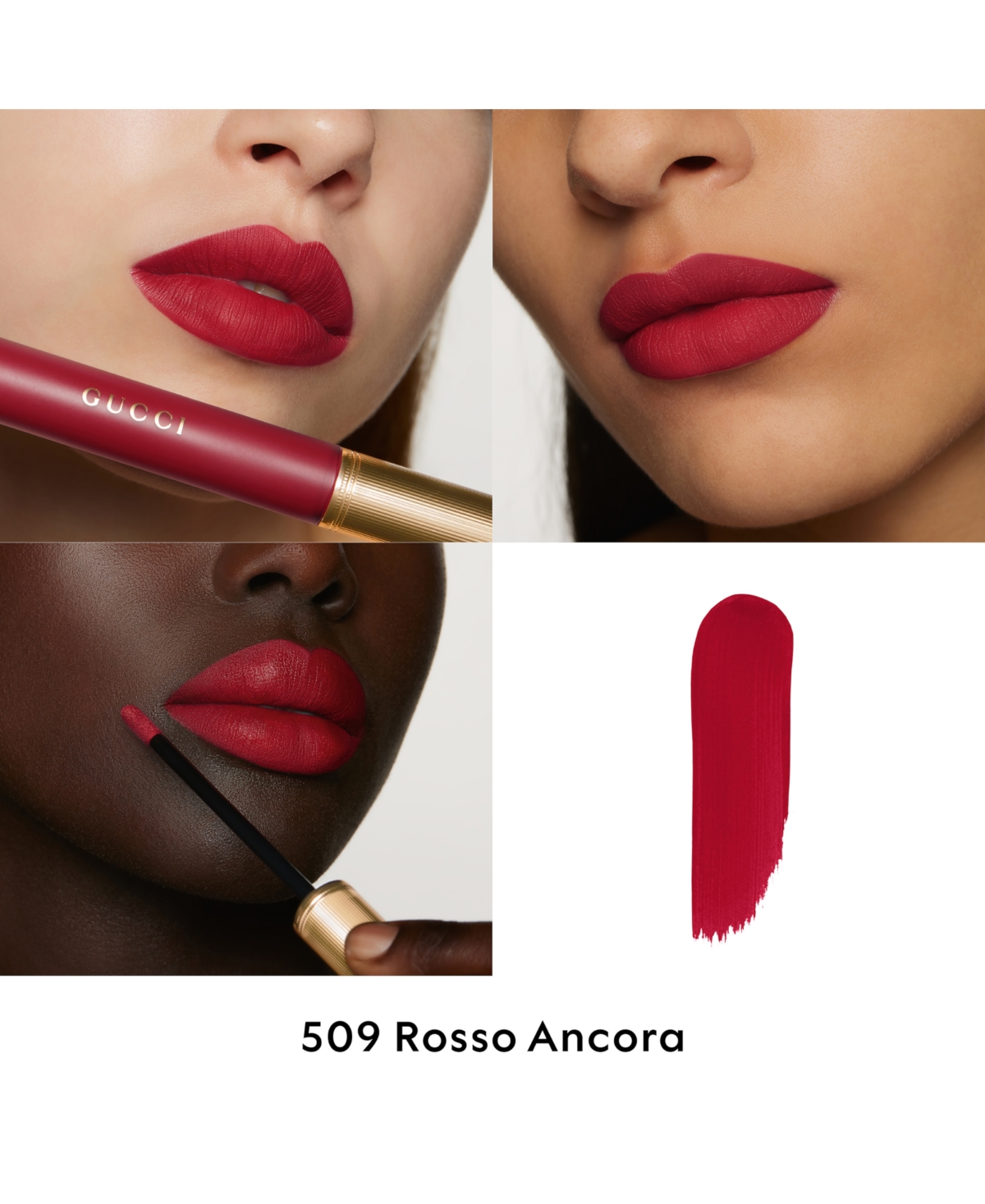 Gucci 3-pc. Rosso Ancora Lipstick Gift Set In Transparent