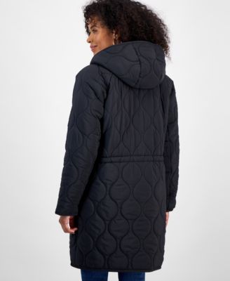 Women's Quilted Hooded Jacket, Macy's Exclusive