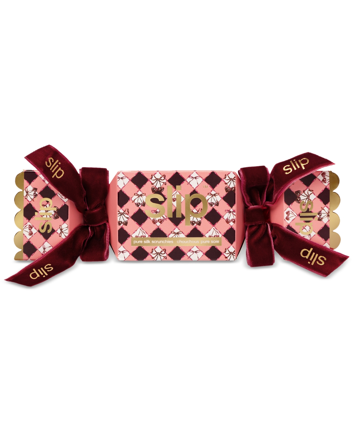 Slip 4-pc. Sweetheart Assorted Scrunchies And Set In Pink
