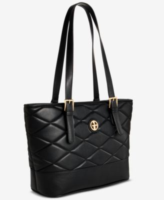 Large Quilted Tulip Tote, Exclusively at Macy's 