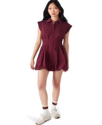 Steve Madden - Women's Dyanna Bubble-Hem Mini Dress
