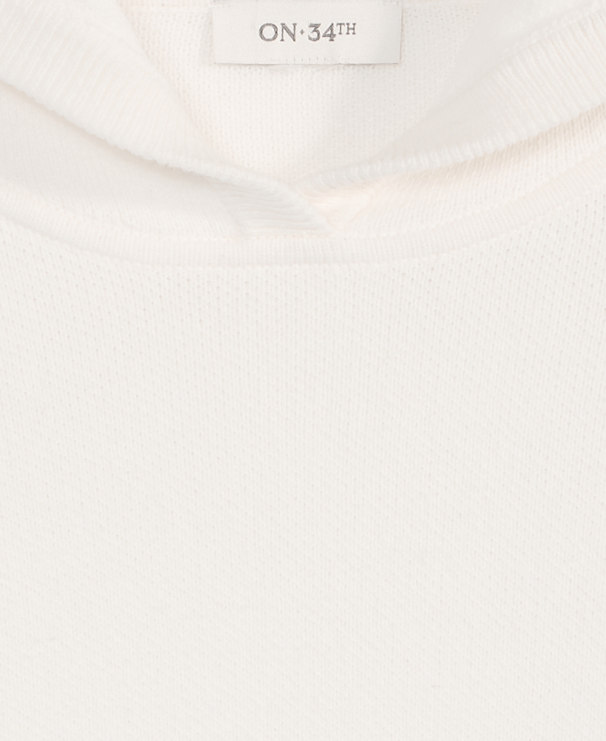 On 34th Women's Pullover Hoodie Sweater, Macy's Exclusive In White