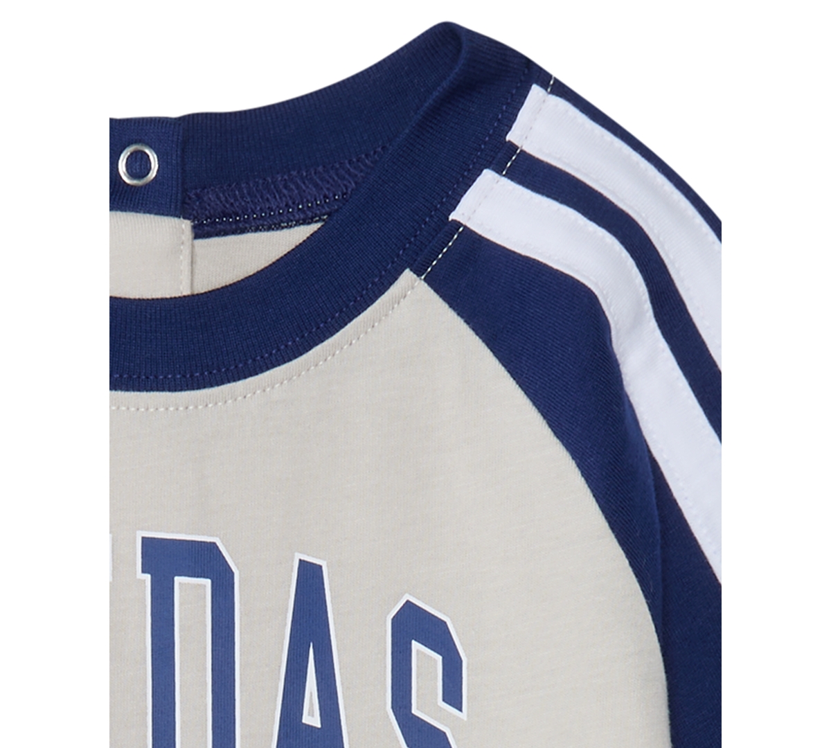 Adidas Originals Baby Boys Long Sleeve Graphic Coverall In Gray
