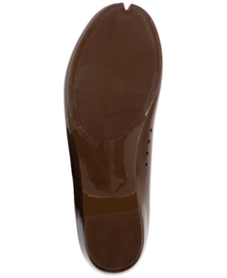 Women's Fixed Split-Toe Jelly Flats