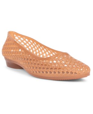 Jeffrey Campbell - Women's Bestie Caged Ballet Jelly Flats