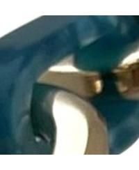 Turquoise Bracelet Style Metal and Tortoise Women Watch