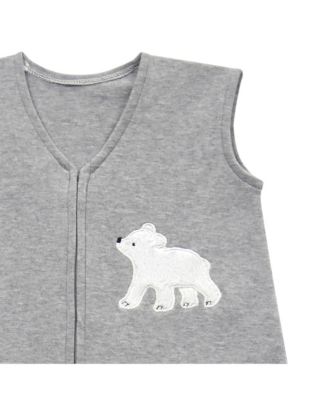 Baby Painted Forest Gray/Beige Woodland Animals 4-Piece Nursery Crib Bedding Set