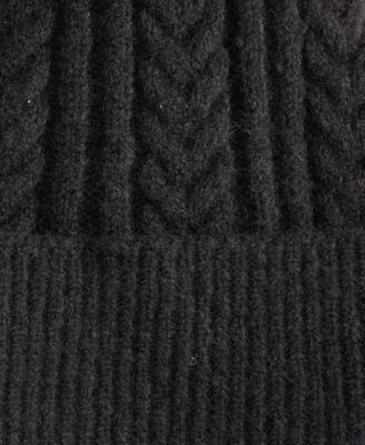 Solid Cable Knit Beanie, Macy's Exclusive